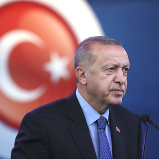 Le président turc Recep Tayyip Erdogan. [AP/Keystone - Presidential Press Service]