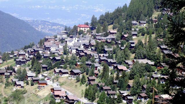 Le village de Saint-Luc en Valais. [Wikipédia - DR]