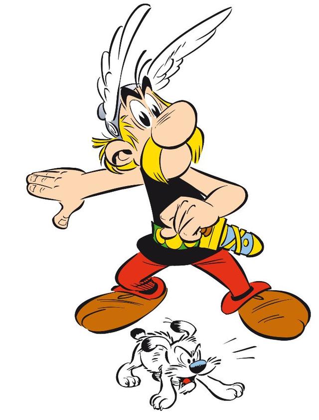 Astérix et Idéfix. [Editions Albert-René]