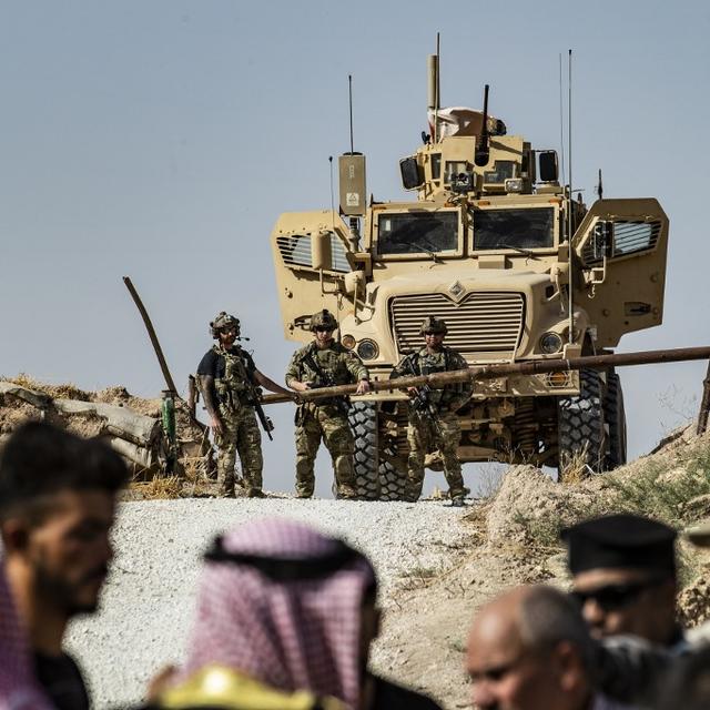 Les forces américaines en Syrie se retirent de la frontière turque. [AFP - Delil Souleiman]
