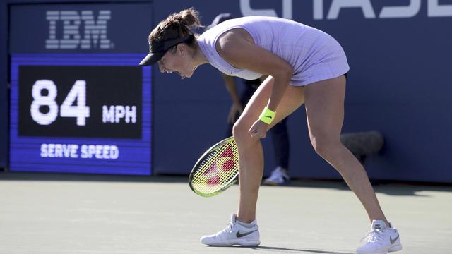 Belinda Bencic avait pris la mesure de la Française Alizé Cornet le 29 août à l'US Open. [Charles Krupa]