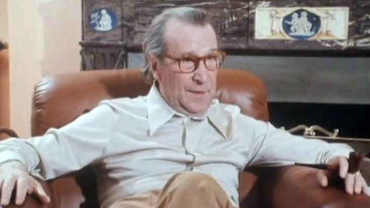 Georges Simenon en 1975. [RTS]