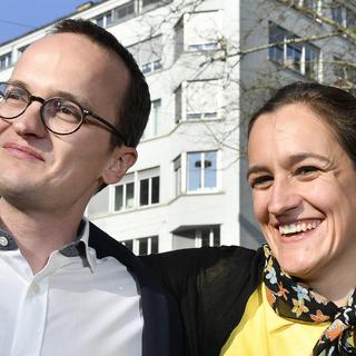 Martin Neukom et Marionna Schlatter-Schmid. [Keystone - Walter Bieri]