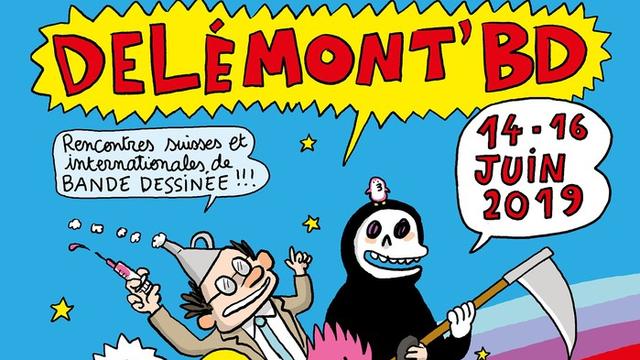 L'affiche du festival Delémont'BD 2019. [delemontbd.ch]