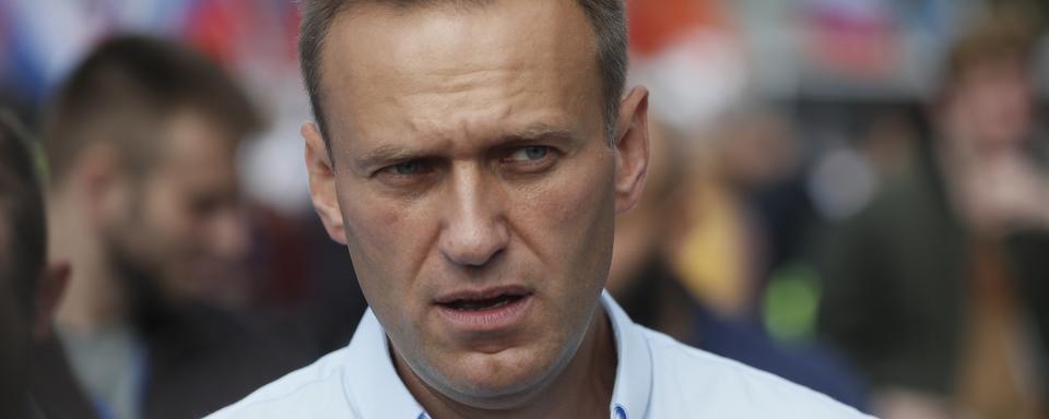 L'opposant russe Alexeï Navalny vraisemblablement victime d'un agent toxique en prison. [Keystone - Sergei Ilnitsky]