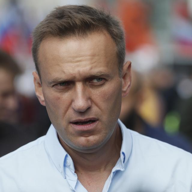 L'opposant russe Alexeï Navalny vraisemblablement victime d'un agent toxique en prison. [Keystone - Sergei Ilnitsky]