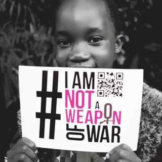 Affiche de la campagne "I am not a weapon of war" contre le viol comme arme de guerre [Notaweaponofwar.org - DR]