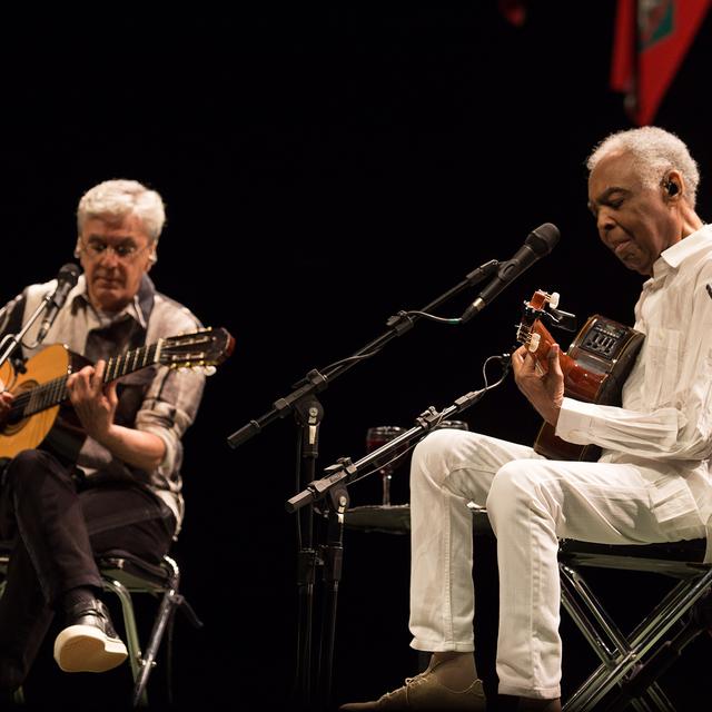 Caetano Veloso et Gilberto Gil à Sao Paulo en 2016.
CIÇA NEDER / BRAZIL PHOTO PRESS
AFP [AFP - CIÇA NEDER / BRAZIL PHOTO PRESS]