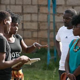 photo de tournage du film de la réalisatrice rwandaise Clémentine Dusabejambo [DR - Clémentine Dusabejambo]