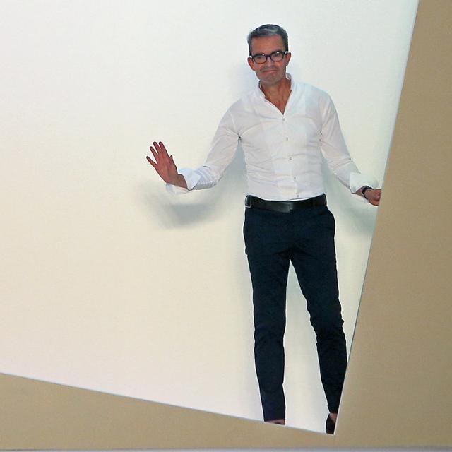 Le designer de mode suisse Albert Kriemler en 2014 à Paris.
Thibault Camus
Keystone [Thibault Camus]