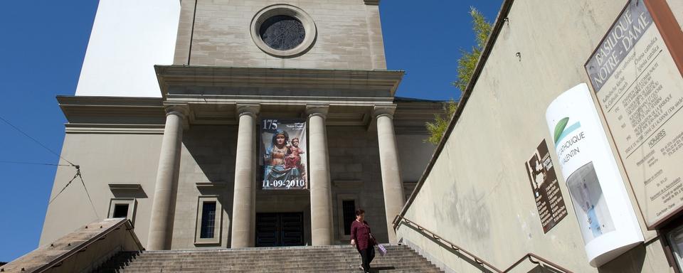 La basilique Notre-Dame de Lausanne, en septembre 2010. [Keystone - Laurent Gillieron]