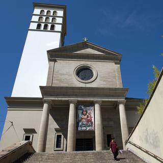 La basilique Notre-Dame de Lausanne, en septembre 2010. [Keystone - Laurent Gillieron]