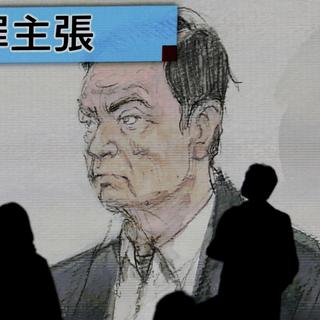 Carlos Ghosn est apparu amaigri lors de sa première audience devant la justice japonaise. [Keystone - EPA/Kimimasa Mayama]