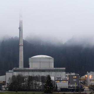 La centrale nucléaire de Mühleberg s'arrête vendredi 20 décembre 2019. [Keystone - Anthony Anex]