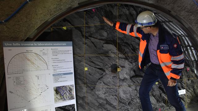 C’est à 300m. sous les Rangiers, dans le Jura, que des scientifiques vont étudier la possibilité de stocker du CO2 dans des zones de faille. [RTS - Gaël Klein]