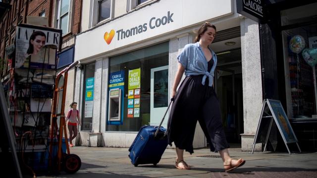 Le voyagiste Thomas Cook est en grande difficulté financière. [AFP - Tolga Akmen]