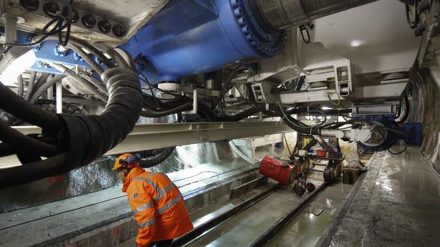 Les travaux de percement du tunnel sous les Alpes ont déjà commencé. [Reuters - Robert Pratta]