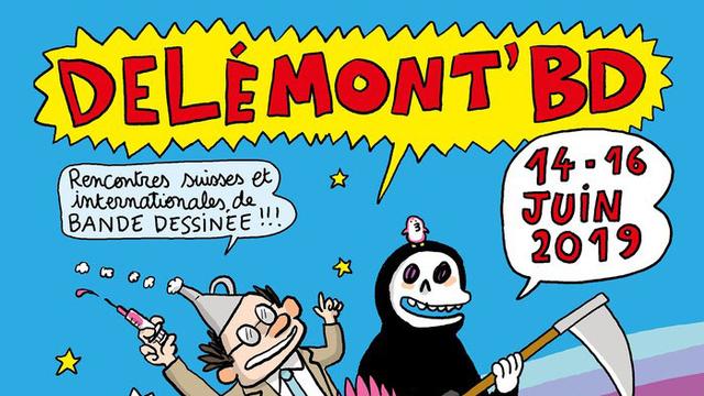 L'affiche du festival Delémont'BD 2019. [DR]