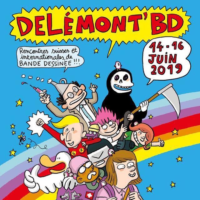 L'affiche du festival Delémont'BD 2019. [DR]