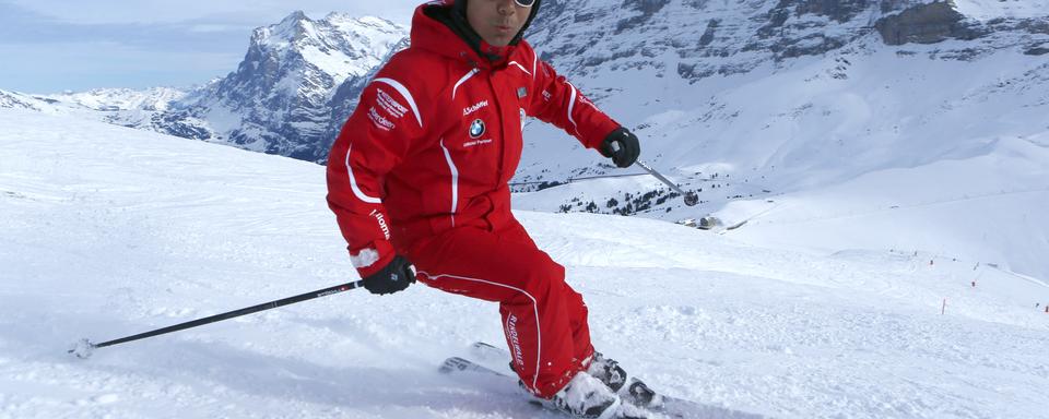 Des athlètes chinois s'entraînent en Valais en vue des JO d'hiver de Pékin (image d'illustration). [Reuters - Ruben Sprich]