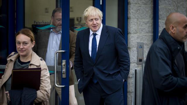 Boris Johnson n'a pas l'intention de demander un report du Brexit. [Reuters - Duncan McGlynn/]