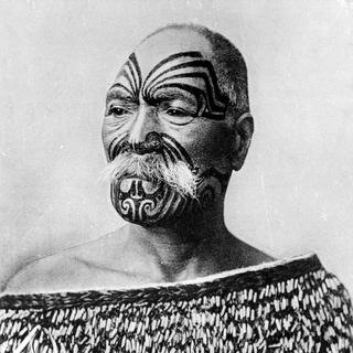 Portrait d'un chef maori néo-zélandais. [AFP - Roger-Viollet]