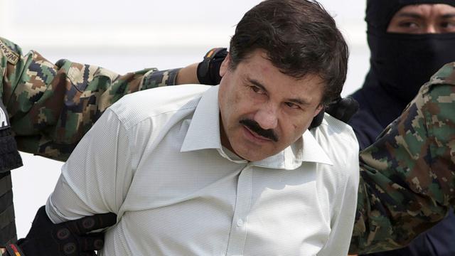 El Chapo, peu après son arrestation en février 2014. [AP Photo - Eduardo Verdugo]