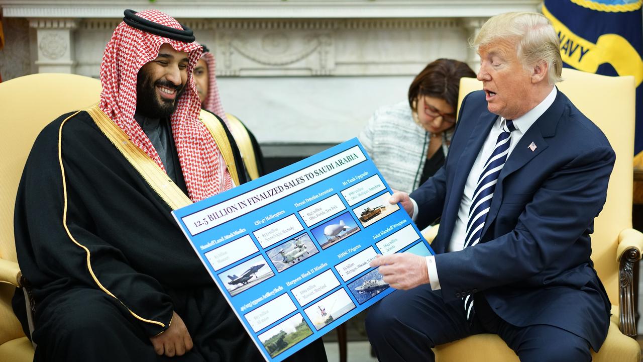 Le président américain Donald Trump entend bien mener à son terme la vente d'armes d'un montant de plusieurs milliards de dollars à l'Arabie saoudite et à ses alliés malgré l'opposition du Congrès des Etats-Unis. [AFP - MANDEL NGAN]