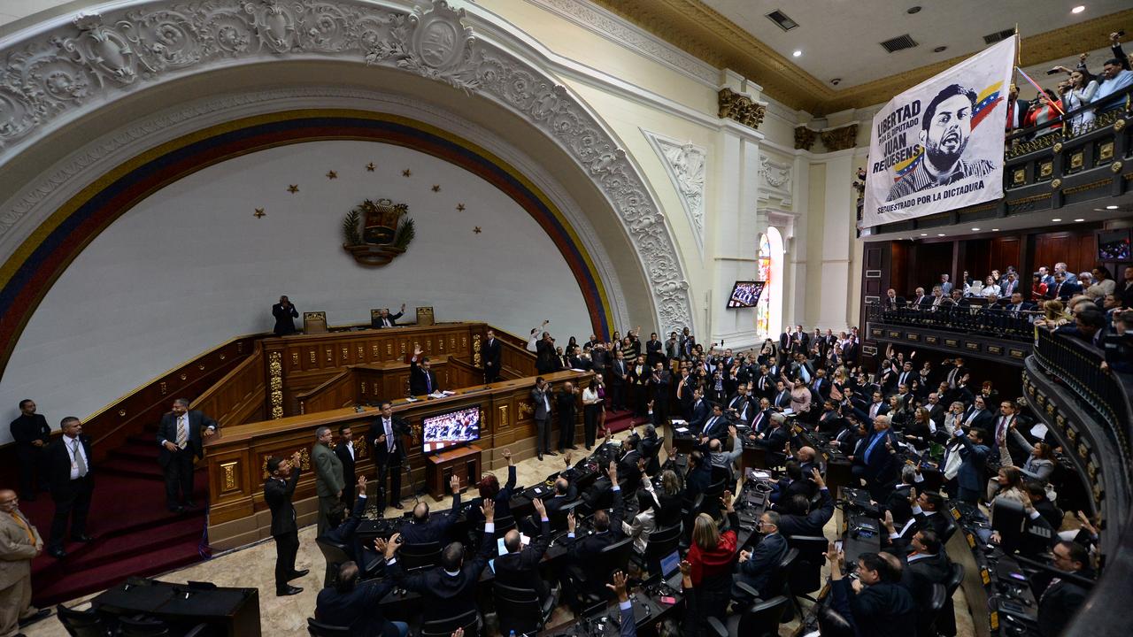 Une vue sur le Parlement vénézuélien en ce 5 janvier. [AFP - Federico Parra]