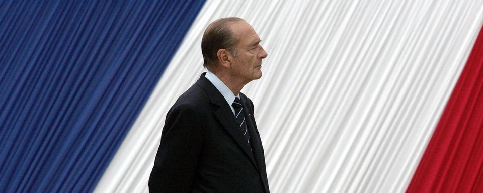 Jacques Chirac, lors d'une cérémonie en hommage aux victimes de l'esclavage, en 2006 à Paris. [AP Photo - /Michel Euler]