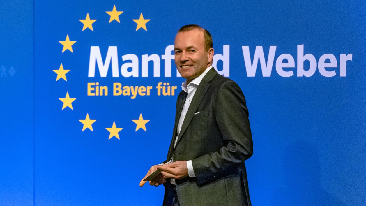 L'eurodéputé conservateur allemand Manfred Weber. [DPA/Keystone - Armin Weigel]