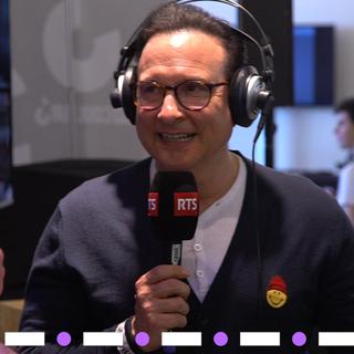 Jean Marc Généreux est en interview dans "Point Barre", à Polymanga, en 2019. [RTS - RTS]