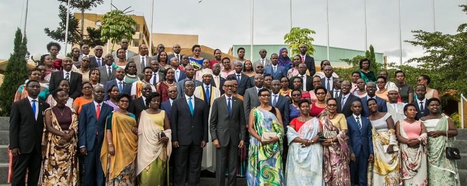 Le Parlement rwandais est constitué de plus de 60% de femmes. [AFP - Cyril Ndegeya]