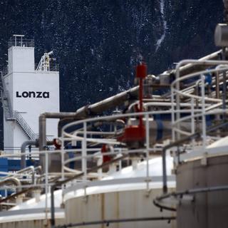 Lonza ne produira plus de chlorure de cyanure à Viège. [Keystone - Olivier Maire]