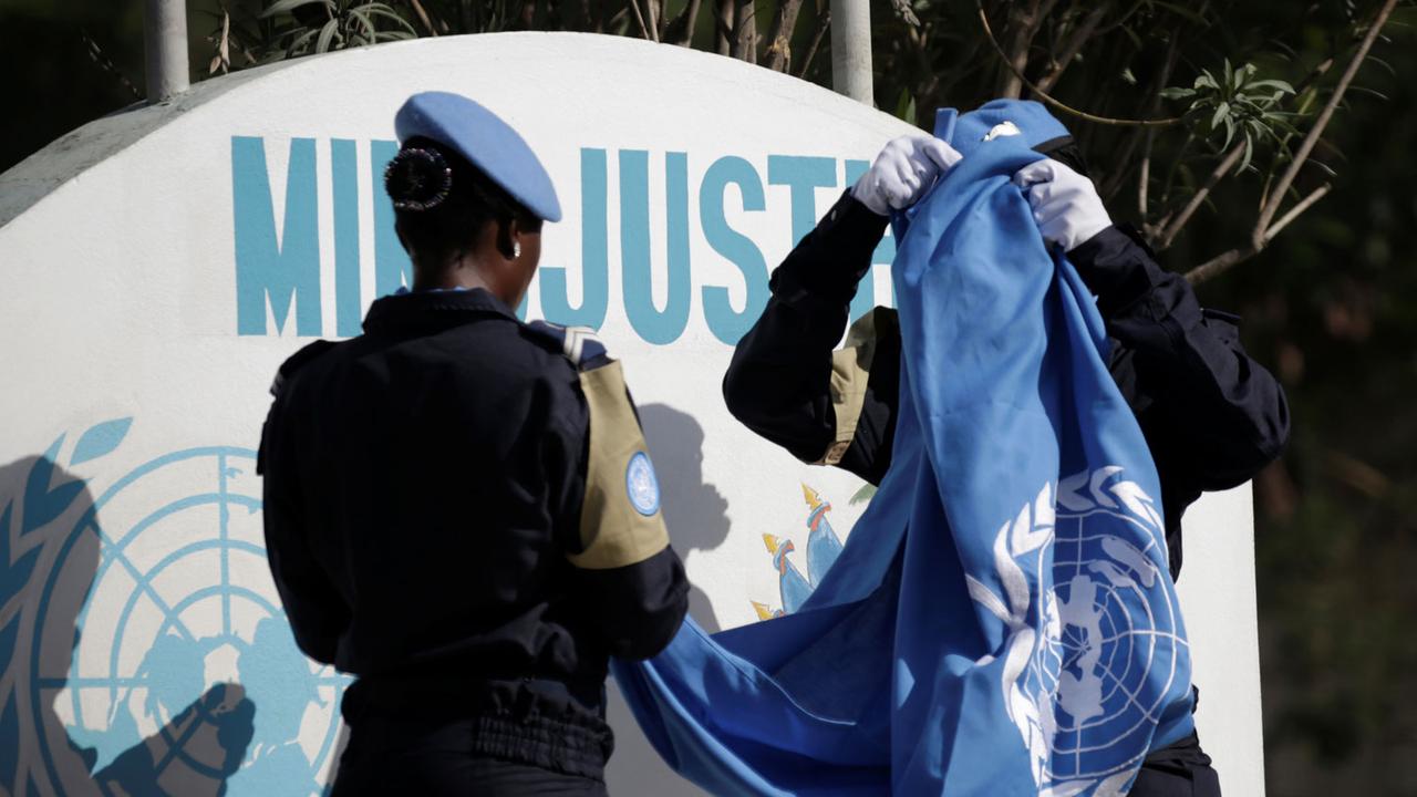 La mission de police Minujusth de l'ONU a pris fin mardi 15.10.2019 en Haïti. [Reuters - Andres Martinez Casares]