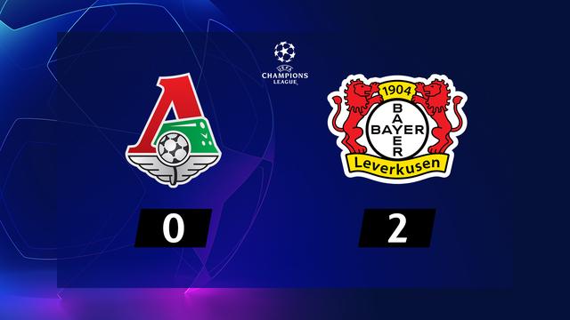 5e j. Gr.D, Lokomotiv Moscou - Leverkusen (0-2): résumé de la rencontre