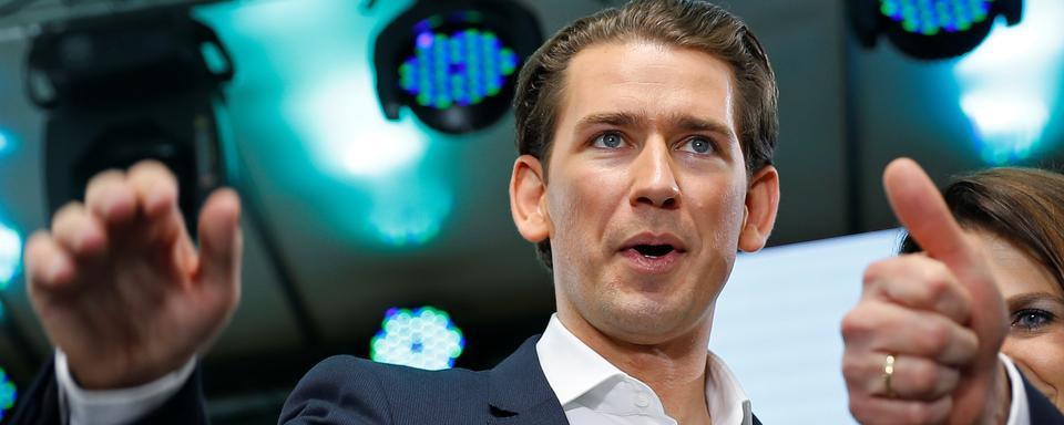 Sebastian Kurz a peu souffert du scandale d'Ibiza. [REUTERS - Leonhard Foeger]