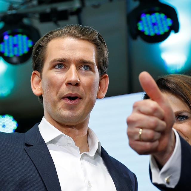 Sebastian Kurz a peu souffert du scandale d'Ibiza. [REUTERS - Leonhard Foeger]