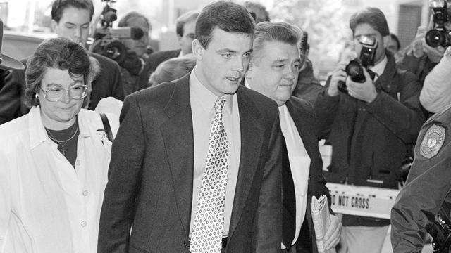 John Wayne Bobbitt, lors de son procès pour viol conjugal en 1993. [Keystone - Steve Helber/AP Photo]