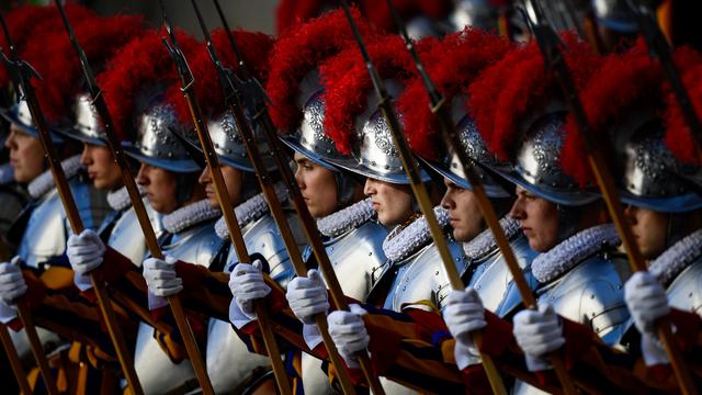 La Garde suisse pontificale. [AFP - Filippo Monteforte]