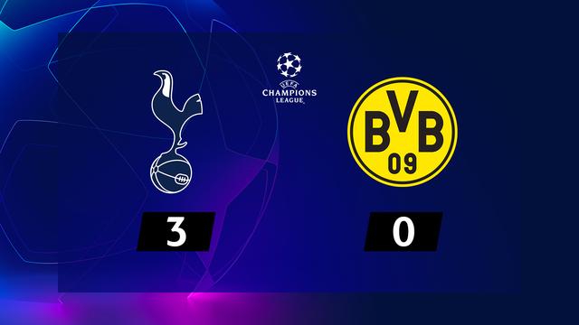 1-8e aller, Tottenham - B. Dortmund (3-0): le résumé de la rencontre