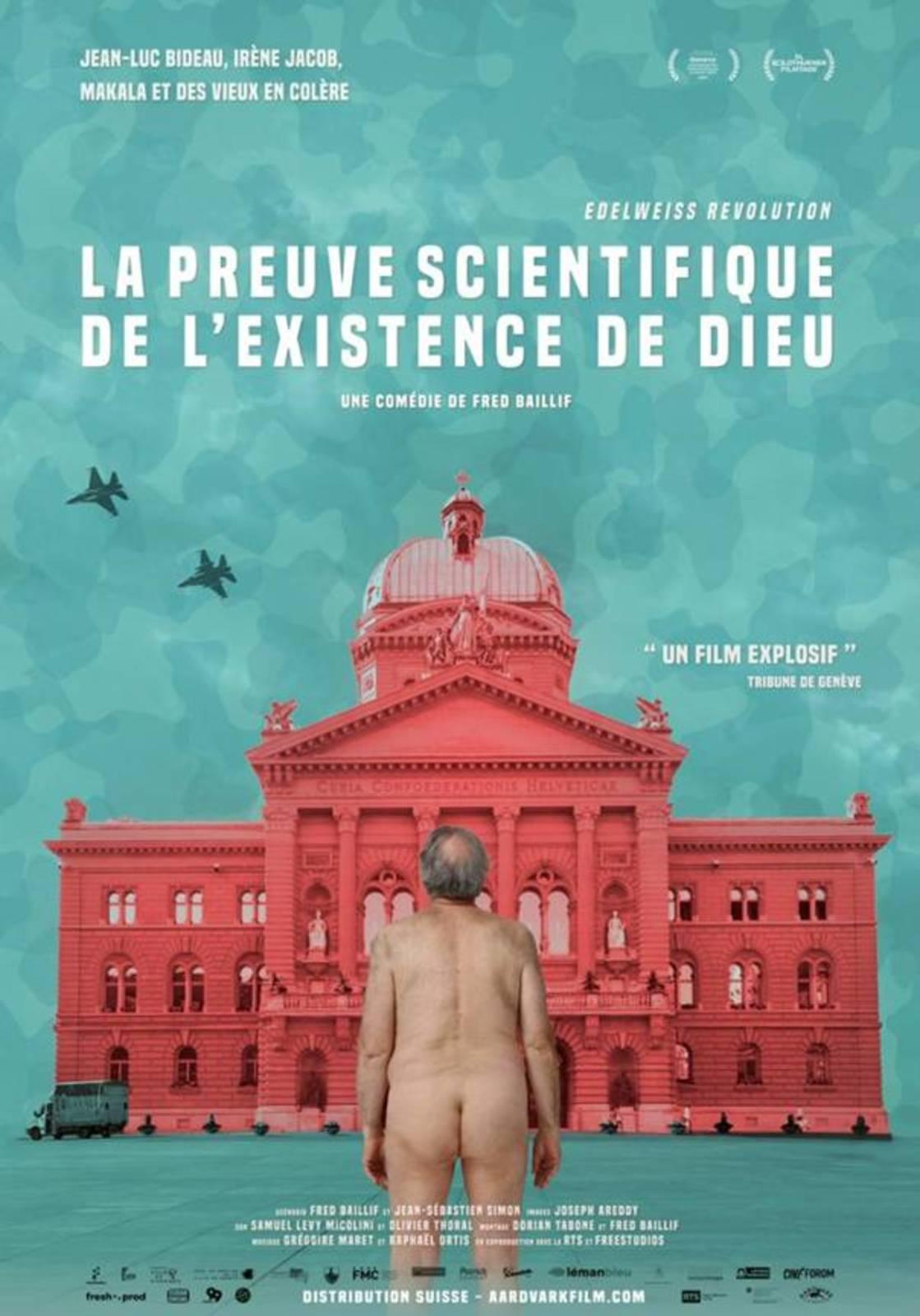 L'affiche du film "La Preuve scientifique de l’Existence de Dieu", de Frédéric Baillif. [facebook.com/pg/lapreuvescientifique]