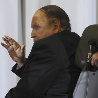 Le président Abdelaziz Bouteflika, le 28 avril 2014 à Alger. [Keystone - Sidali Djarboub]