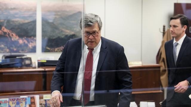 Le ministre américain de la Justice Bill Barr. [Reuters - Jonathan Ernst]