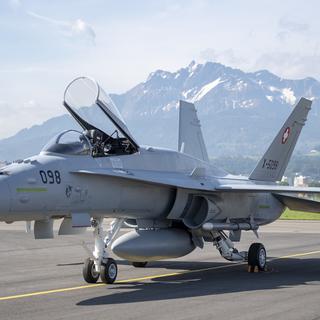 L'un des 30 F/A-18 de l'armée suisse à remplacer [Keystone - Urs Flueeler]