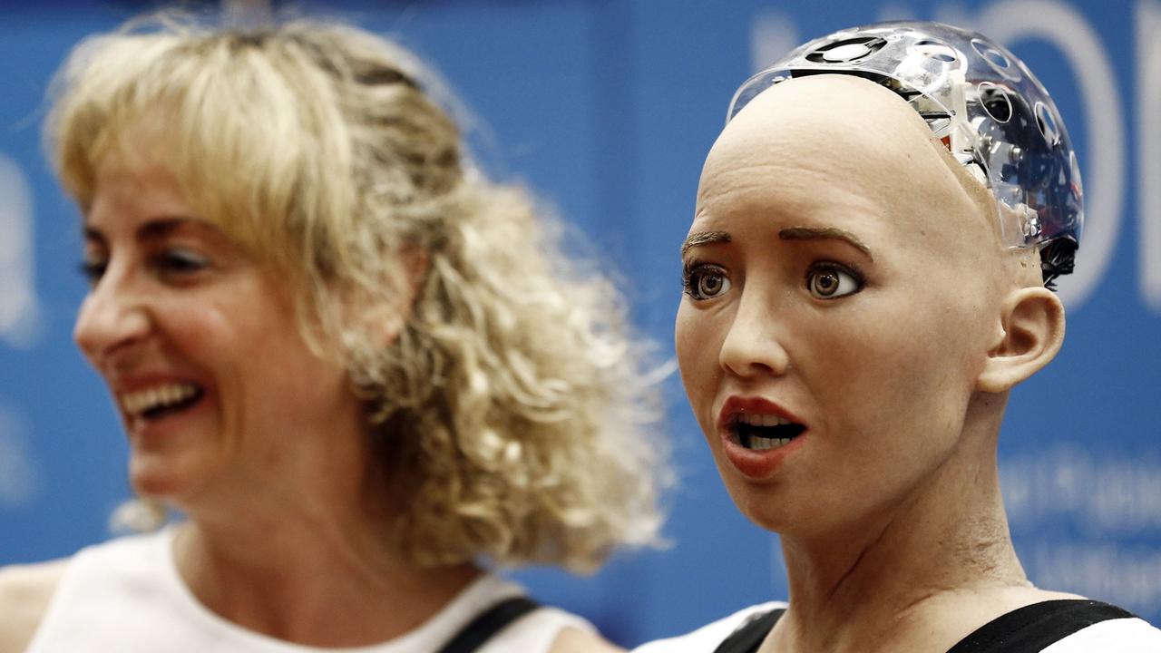Le robot humanoïde Sophia [EPA/Keystone - jesus Diges]