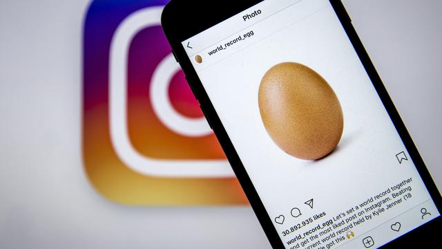 Une image de l'oeuf d'Instagram. [AFP - Ali Balikci/Anadolu Agency]