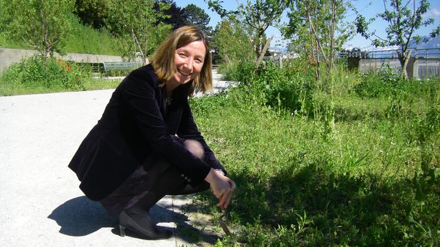 Natacha Litzistorf, municipale en charge du logement et de l’architecture pour la ville de Lausanne. [RTS - Isabelle Gendre]