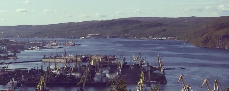 Le port de Mourmansk, en Russie. [RTS - Isabelle Cornaz]