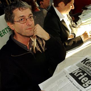 Hubert Zurkinden, secrétaire général des Verts entre 2000 et 2009. [Keystone - Sigi Tischler]